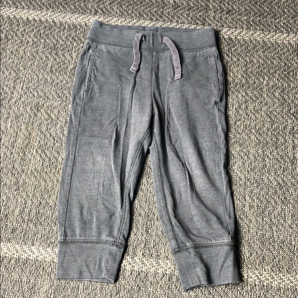 GAP Charcoal Gray Kids light Jogger Pants with Drawstring